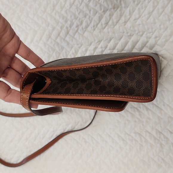 Authentic CELINE Macadam Convertible Shoulder Bag Clutch Purse EUC - Picture 15 of 17